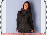 Womens Bench Womens Chilly Knit Jacket in Charcoal Marl - 12