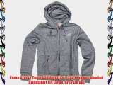 Puma Oracle Team USA America's Cup Womens Hooded Sweatshirt (14 Large Grey Zip up)