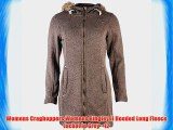 Womens Craghoppers Womens Bingley II Hooded Long Fleece Jacket in Grey - 12