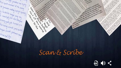 Scan & Scribe iOS App - Promo Video
