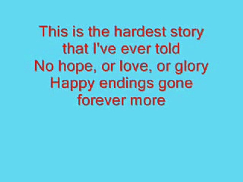 Mika No Happy Ending Lyrics video Dailymotion