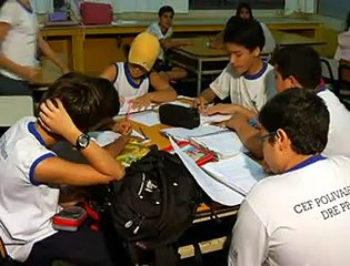 Jornal local: Seca escola