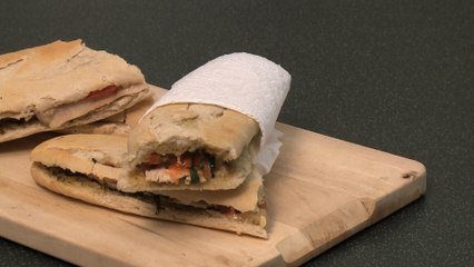 Recette de panini de dinde au pesto - Gourmand