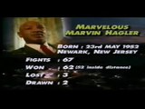 Marvin Hagler/Thomas Hearns fight in 1985 1st segment of 4