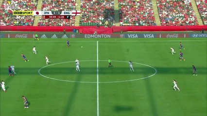 Japon - Angleterre : But CSC Laura Bassett (01-07-2015)