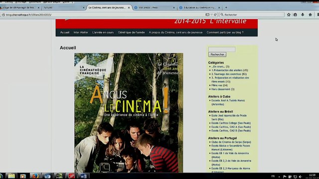 Rencontre Education à l'image, aux médias et au numérique 2015 : Cinémathèque Française