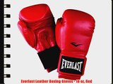 Everlast Leather Boxing Gloves - 18 oz Red