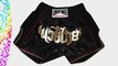Lumpinee Retro Muay Thai Boxing Shorts LUMRTO-003-Black size XL