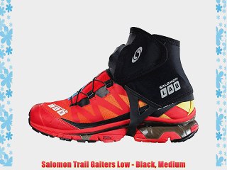 Salomon Trail Gaiters Low - Black Medium