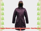 Regatta Women's Land Break Waterproof Jacket - Plum Wine Size 10