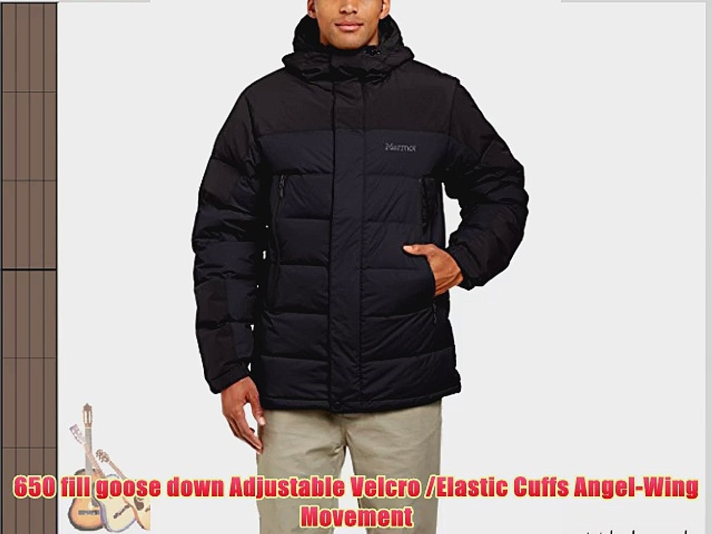 Marmot Men S Mountain Down Jacket Black Large Video Dailymotion