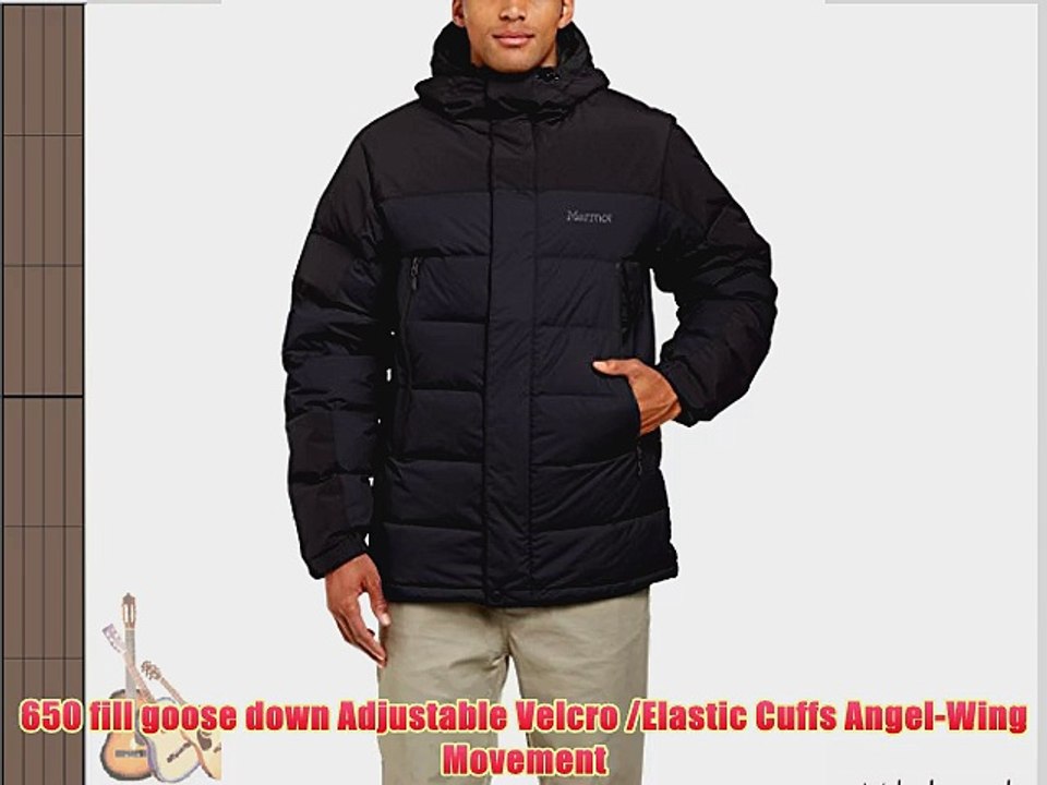 Marmot Men's Mountain Down Jacket - Black Large