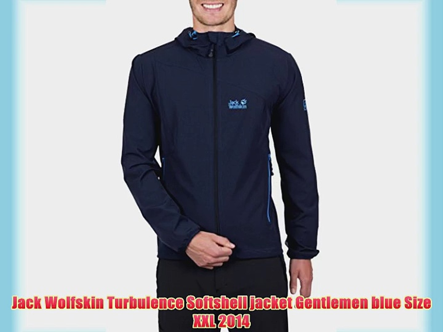 Jack Wolfskin Turbulence Softshell jacket Gentlemen blue Size XXL 2014 -  video Dailymotion