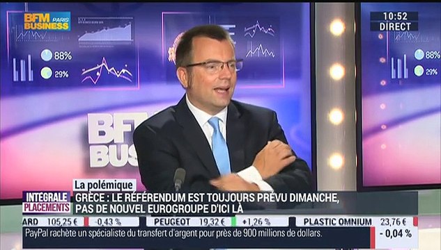 Nicolas Doze: Grèce: Finalement Alexis Tsipras est pris à son propre piège - 02/07