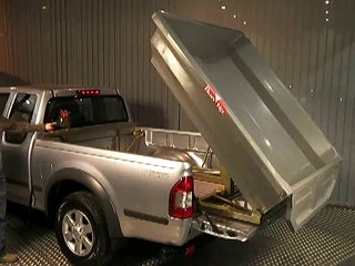 Descente complète de la benne amovible RUN'TIP pour pickup