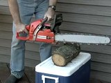 How to Use & Maintain a Chainsaw : How to Cut with a Chainsaw
