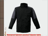 Regatta Defender III 3-in-1 Waterproof Windproof Jacket / Mens Jackets (2XL) (Black/Seal Grey)