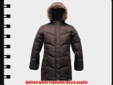 Regatta Girls Blissfull Quilted Water Repellent Hooded Coat Jacket Coconut