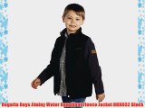 Regatta Boys Jiminy Water Repellent Fleece Jacket RKN032 Black