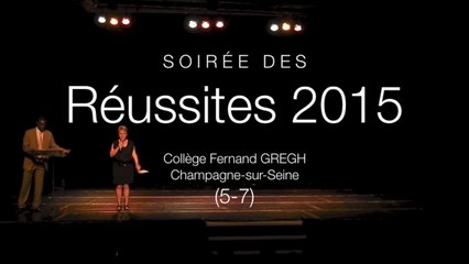 Soirée des Réussites 2015 (5-7), collège Fernand GREGH