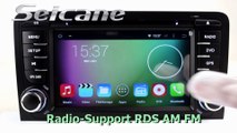 Latest Android 4.4 2004-2009 Audi A3 GPS CD DVD player audio system with BT USB SD 1024 600 screen