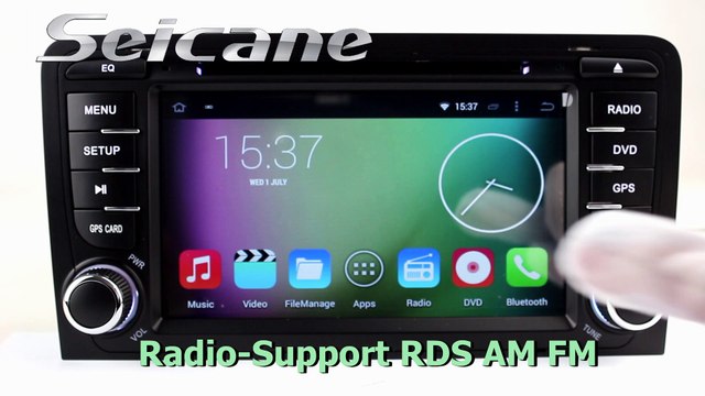 Latest Android 4.4 2004-2009 Audi A3 GPS CD DVD player audio system with BT USB SD 1024 600 screen