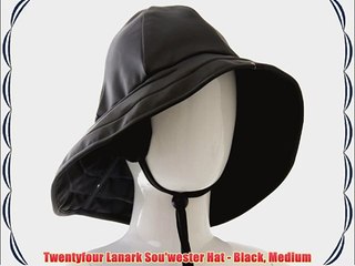 Twentyfour Lanark Sou'wester Hat - Black Medium