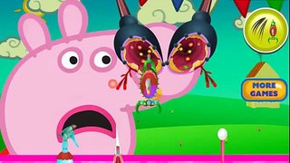 Top Peppa Games ♥ Peppa Pig Nose Doctor ♥ New Peppa Pig Game For Kids 2015