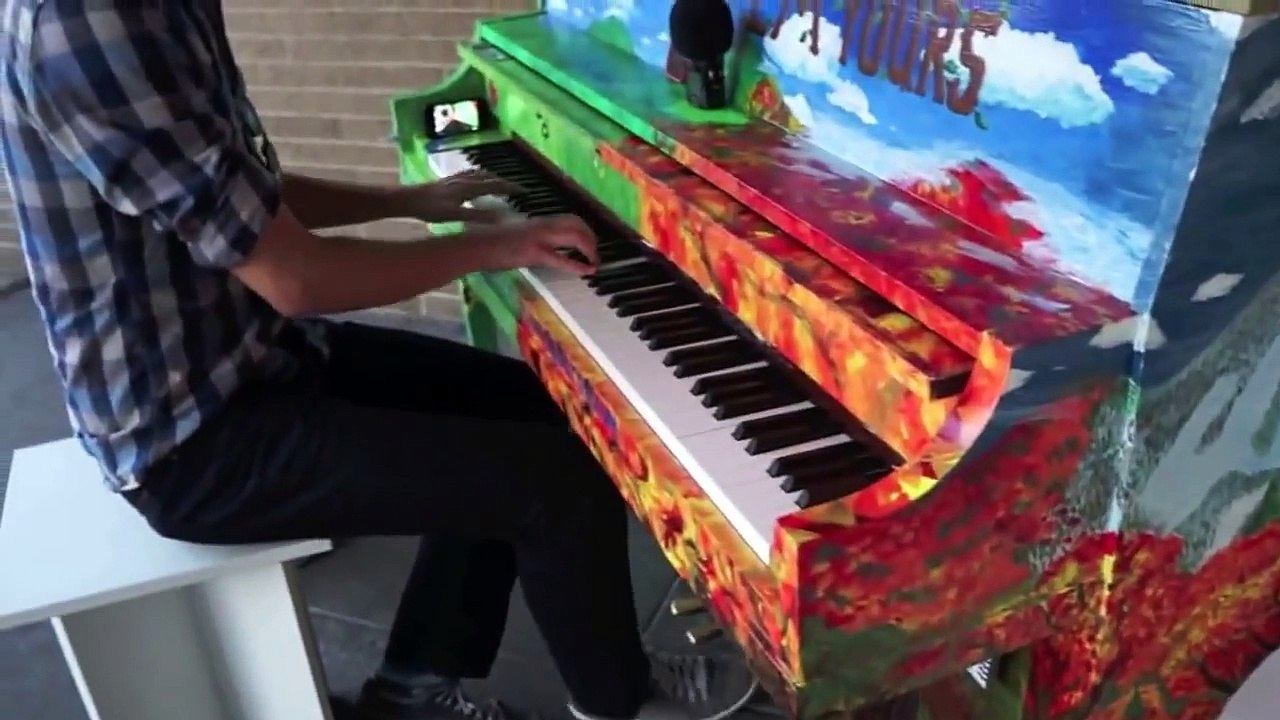Daft Punk's "Get Lucky" - Samuel Bagala - Boston Street Pianos - Piano Improvisations