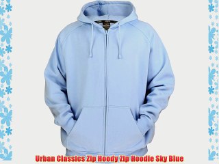 Urban Classics Zip Hoody Zip Hoodie Sky Blue