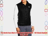 The North Face Men's Thermoball Hybrid Vest - TNF Black/Asphalt Grey Small