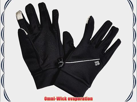 Columbia Men's Trail Summit Running Glove - Black Small/Medium