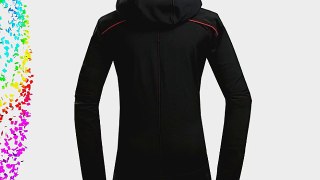 CIKRILAN Women's Waterproof Softshell Windproof Outdoor Jacket Sports Coat Windbreaker Black