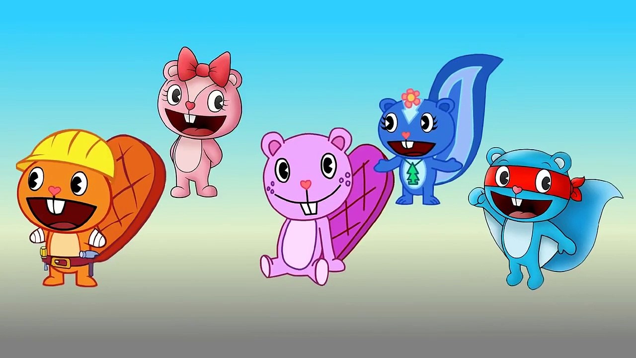 Happy Tree Friends Finger Family Song Daddy Finger Nursery Rhymes ...