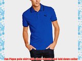 Puma Men's Fun Pique Polo Shirt - Strong Blue X-Large