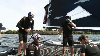 Extreme Sailing Competition Off The Cardiff Coast