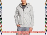 Adidas Men's Essentials Full Zip Hoodie French Terry Jacket - Medium Grey Heather/Collegiate