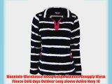 Mountain Warehouse Nessy Stripe Womens Snuggly Warm Fleece Cold days Outdoor Long sleeve Active