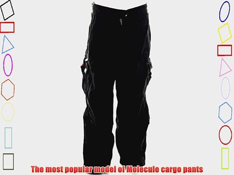 Molecule Men's Dry Hydrogen Cargo Pants Large Coal Black