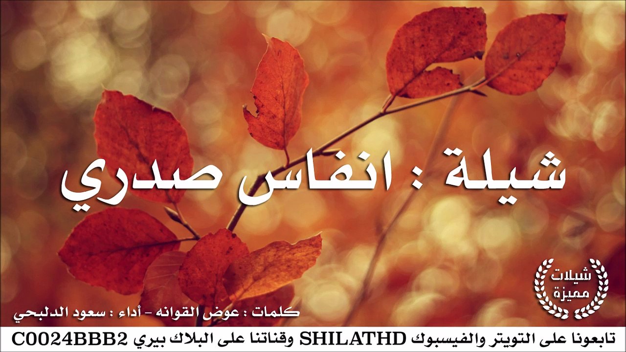 شيلة : انفاس صدري - أداء سعود الدلبحي | أصلي + مسرع | #شيلات #صوتيات
