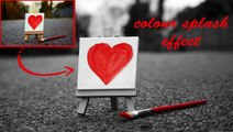 Adobe Photoshop CC Tutorial - Color Splash Effect (For Beginners)