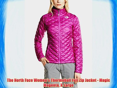The North Face Women's Thermoball Full Zip Jacket - Magic Magenta X-Large