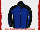 Mizuno Windlite Fleece Mens - Royal/Black Small
