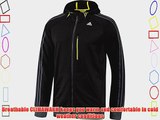 adidas 365 Men's Hoodie Jacket Full Zip black/dark onix Size:L