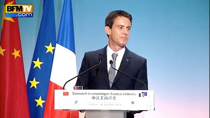 "Je voudrais adresser ce message aux chefs d'entreprise chinois : venez investir en France. Elle saura toujours répondre à vos attentes"