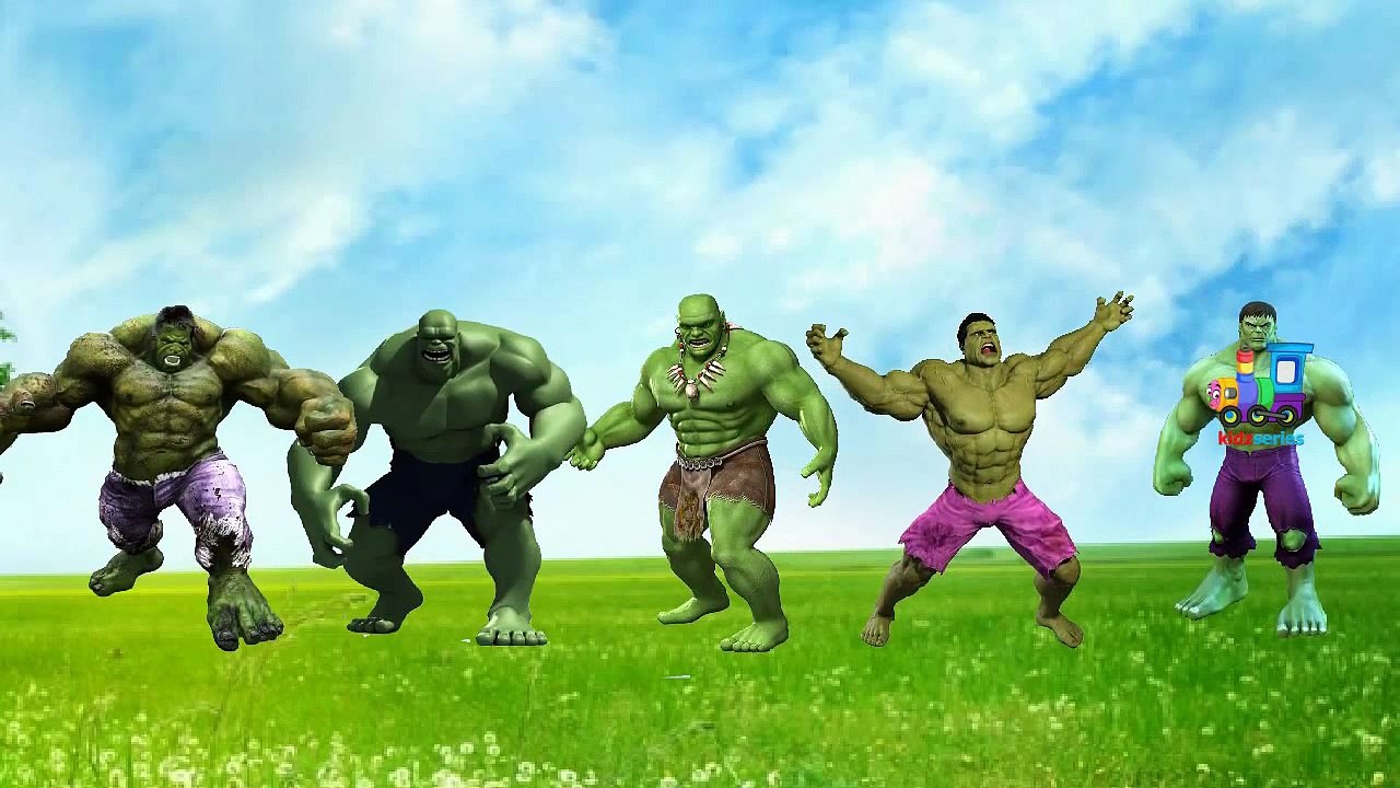 Finger Family ( HULK ) Nursery Rhymes for Children and Babies