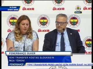 Kostas Sloukas'ın İmza Töreni  02/07/2015