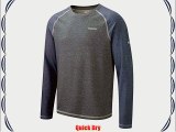 Craghoppers Mens Nosilife Long Sleeve Bayame Base-Shirt (Large 42 Quarry Grey