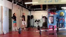 CrossFit: Tabata de Dominadas   Sentadillas   Fondos en Anillas   Peso Muerto