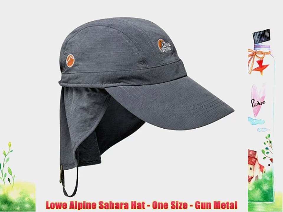 Lowe Alpine Sahara Hat - One Size - Gun Metal